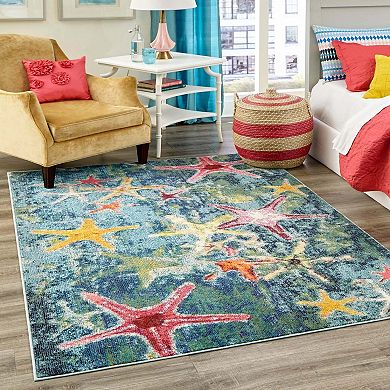 Unique Loom Seashore Positano Rug