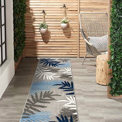 World Rug Gallery Tropical Palm Leaf Rug