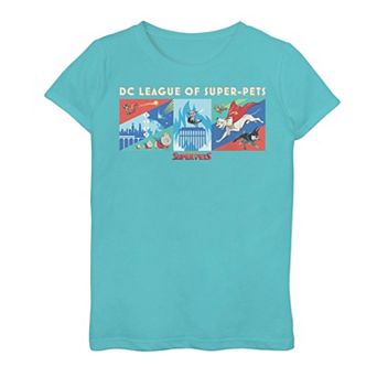 Girls 7-16 DC Super Pets DC League Of Super Pets Panels Tee