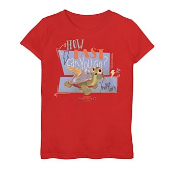 Girls 7-16 DC Super Pets "How Fast Can You Go?" Merton Graphic Tee