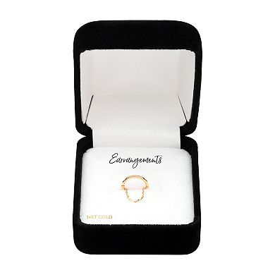 Earrangements 14k Gold with Chain Hinged Segment Clicker