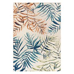 World Rug Gallery Tropical Floral Indoor/Outdoor Area Rug - Multi 5' x 7