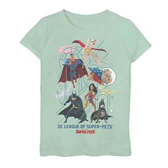 Girls 7-16 DC Super Pets Super Team Tee