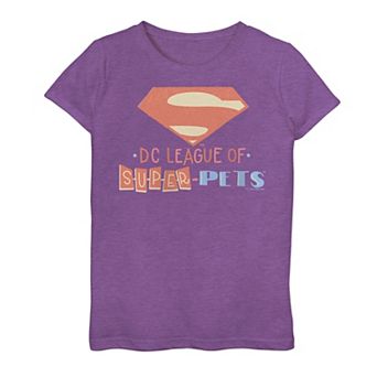 Girls 7-16 DC Super Pets Super Logo Tee