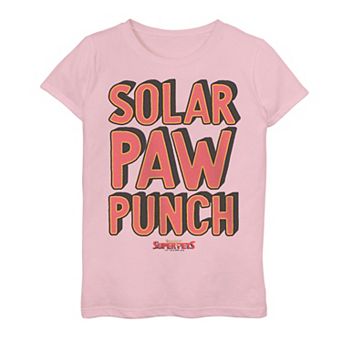 Girls 7-16 DC Super Pets Solar Paw Punch Graphic Tee