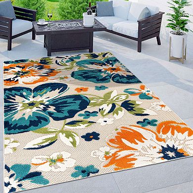 World Rug Gallery Contemporary Floral Rug