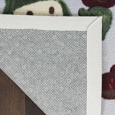 St. Nicholas Square® Snowman Duo Holiday 19.5'' x 30'' Accent Rug