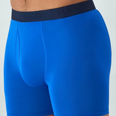 Men's Hanes® 4+1 Bonus pack ComfortSport Fresh IQ Boxer Briefs