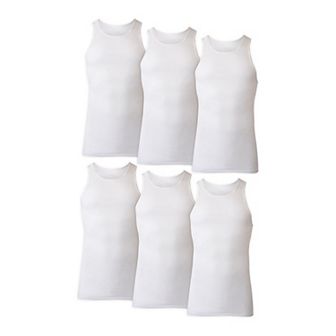 Men's Hanes® Ultimate 5+1 Bonus Pack ComfortSoft Cotton Blend Tank Top Undershirt