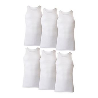 Men's Hanes® Ultimate 5+1 Bonus Pack ComfortSoft Cotton Blend Tank Top Undershirt
