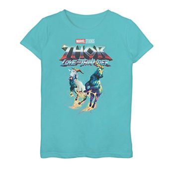 Girls 7-16 Thor Love and Thunder Graphic Tee