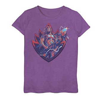 Girls 7-16 Marvel Thor Guardian Badge Graphic Tee