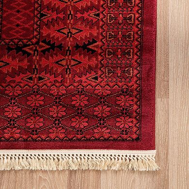 Unique Loom Shakhrud Tekke Rug