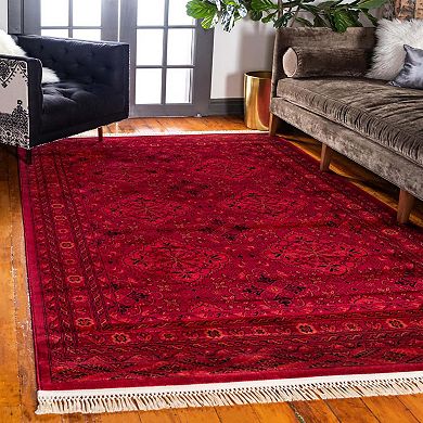 Unique Loom Zeravshan Tekke Rug