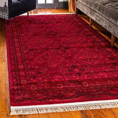 Unique Loom Zeravshan Tekke Rug