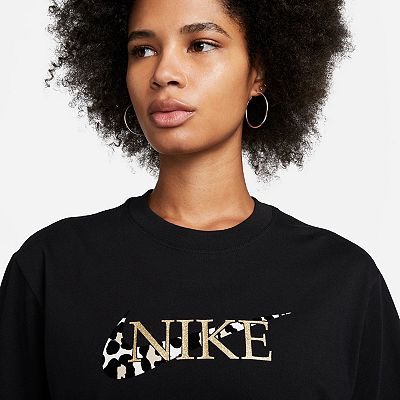 Nike animal print tee best sale