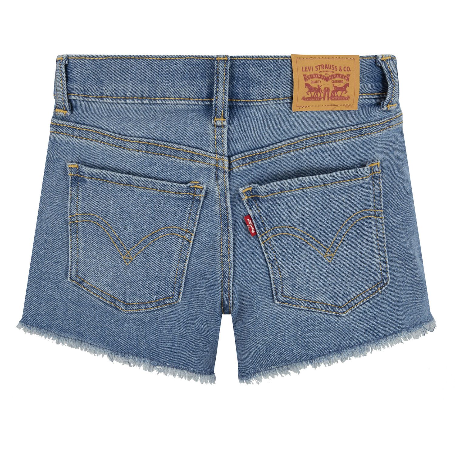 Levis Overalls Levi's Overalls Girls Size 14 Blue Denim Bib Shorts