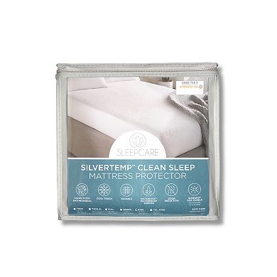 SleepCare® SilverTemp™ Clean Sleep Mattress Protector