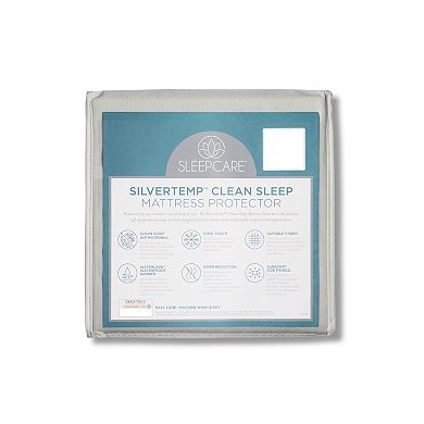 SleepCare® SilverTemp™ Clean Sleep Mattress Protector
