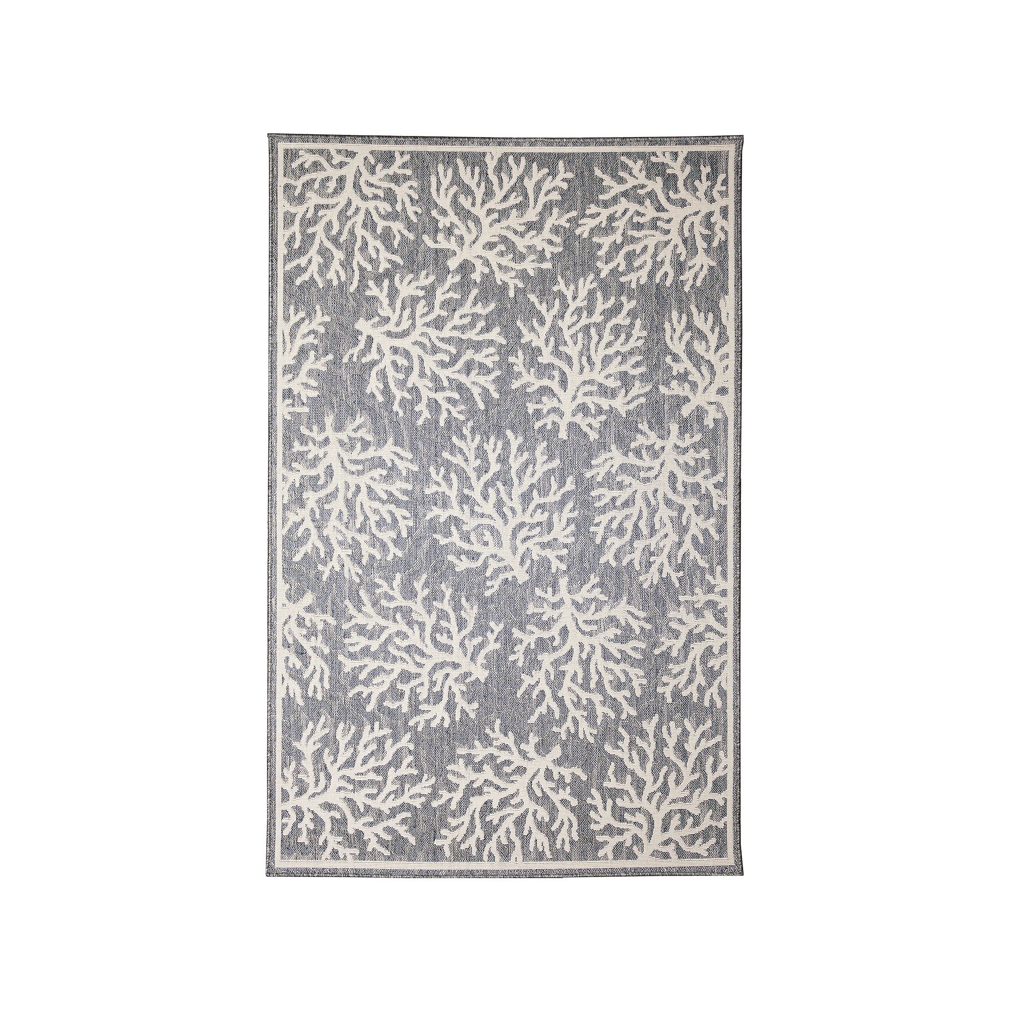 Liora Manne Cove Coral Indoor Outdoor Rug, Blue