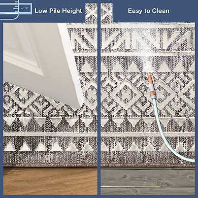 Liora Manne Cove Peruvian Stripe Indoor Outdoor Rug