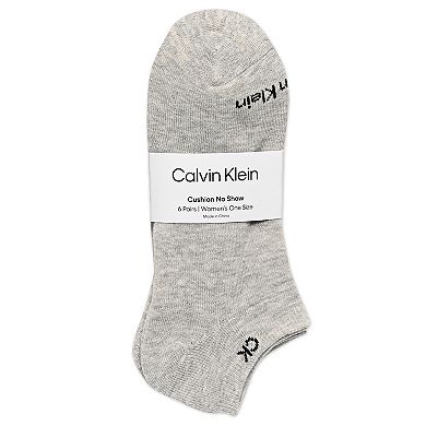 Women's Calvin Klein 6 Pack No Show Socks