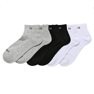 Women's Calvin Klein 6 Pack Quarter Socks