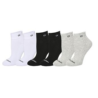 Women's Calvin Klein 6 Pack Quarter Socks