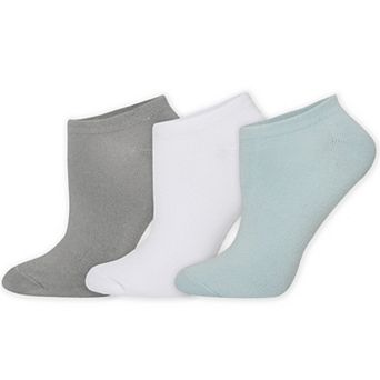 Women's Calvin Klein 3 Pack Supersoft Flat Knit No Show Socks