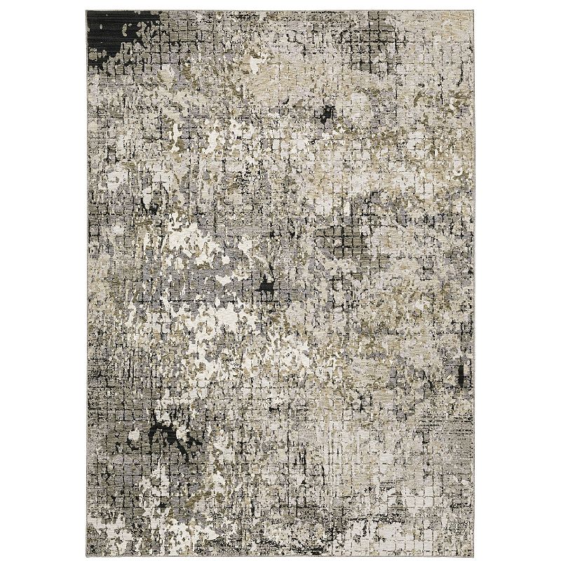 StyleHaven Nelson Geometric Abstract Area Rug, Grey, 8X11 Ft