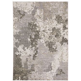 StyleHaven Nelson Distressed Abstract Grey Area Rug