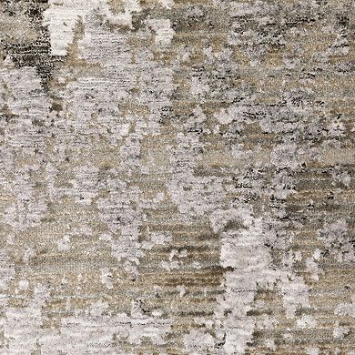 StyleHaven Nelson Distressed Abstract Grey Area Rug