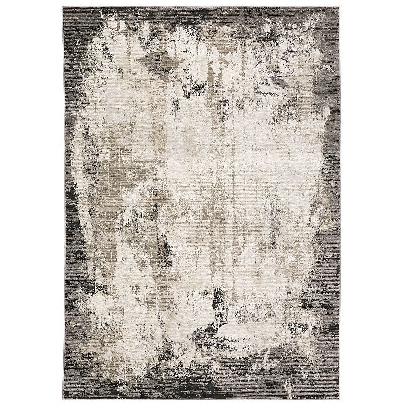 StyleHaven Nelson Industrial Abstract Area Rug, Grey, 8X11 Ft