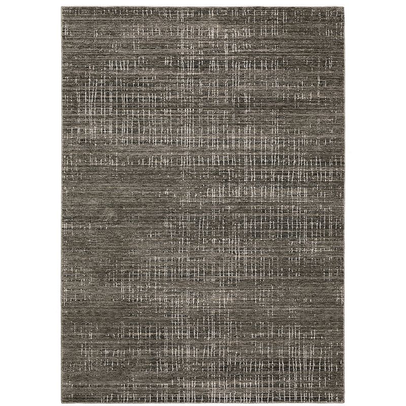 StyleHaven Nelson Industrial Geometric Area Rug, Grey, 8X11 Ft