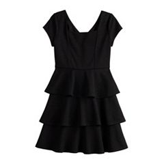 Kohls girls hot sale black dress