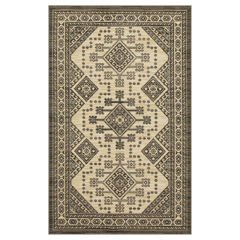 Mohawk Home Kouki Rug, Beig/Green, 5X8 Ft