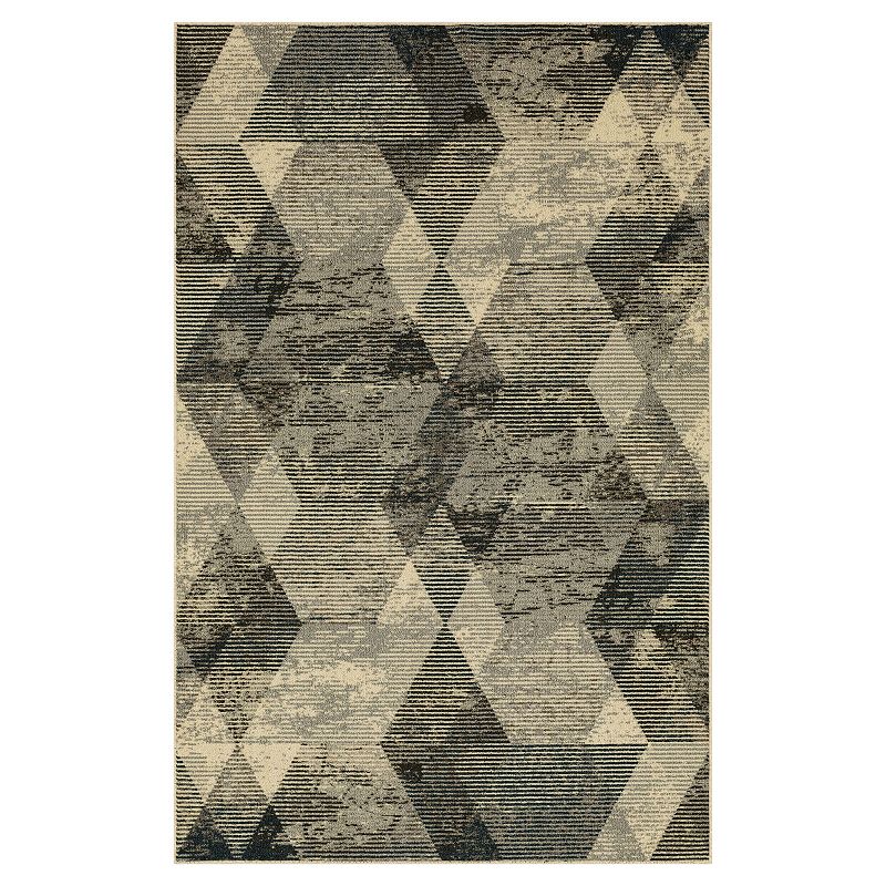 Mohawk Home Ellar Rug, White, 5X8 Ft