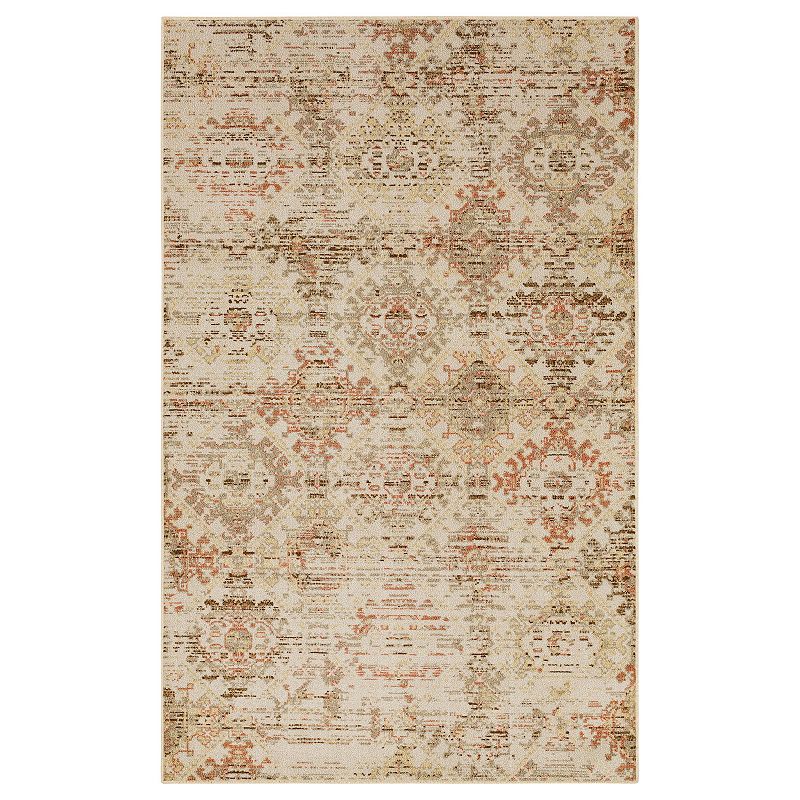 Mohawk Home Tinashe Rug, Beig/Green, 5X8 Ft