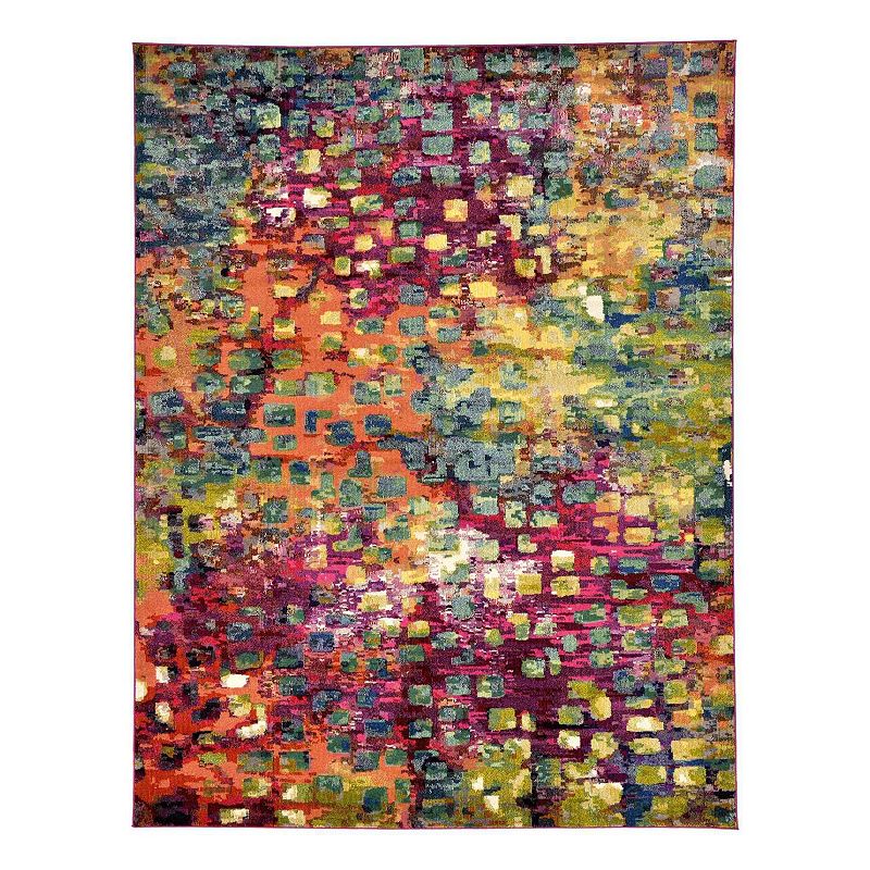 Unique Loom Ivy Jardin Rug, Multicolor, 6X9 Ft