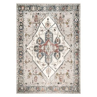 nuLOOM Mali Machine Washable Traditional Medallion Area Rug