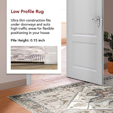 nuLOOM Mali Machine Washable Traditional Medallion Area Rug