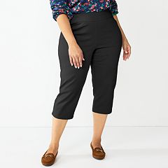 Plus Size Cotton Capris