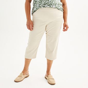 Plus Size Croft & Barrow® Effortless Stretch Capri Pants