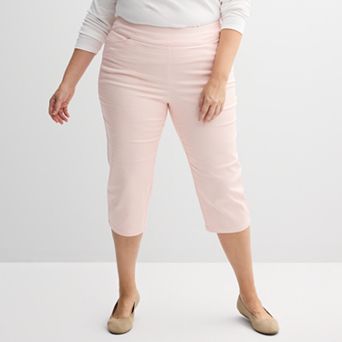 Plus Size Croft & Barrow® Effortless Stretch Capri Pants