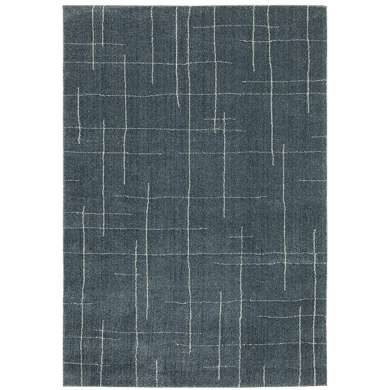 StyleHaven Archer Abstract Geometric Area Rug, Blue, 10X13 Ft