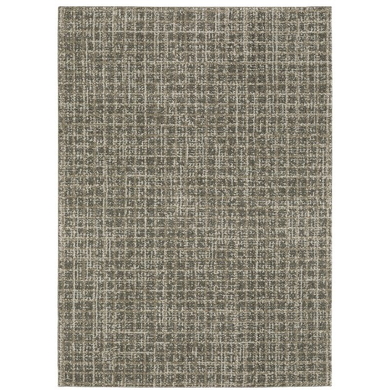 StyleHaven Archer Geometric Plaid Area Rug, Grey, 8X11 Ft