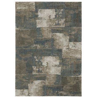 StyleHaven Archer Distressed Abstract Square Area Rug