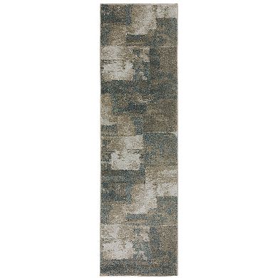 StyleHaven Archer Distressed Abstract Square Area Rug