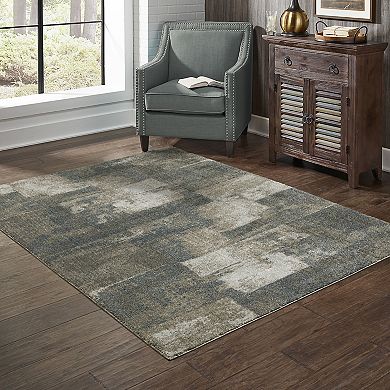 StyleHaven Archer Distressed Abstract Square Area Rug