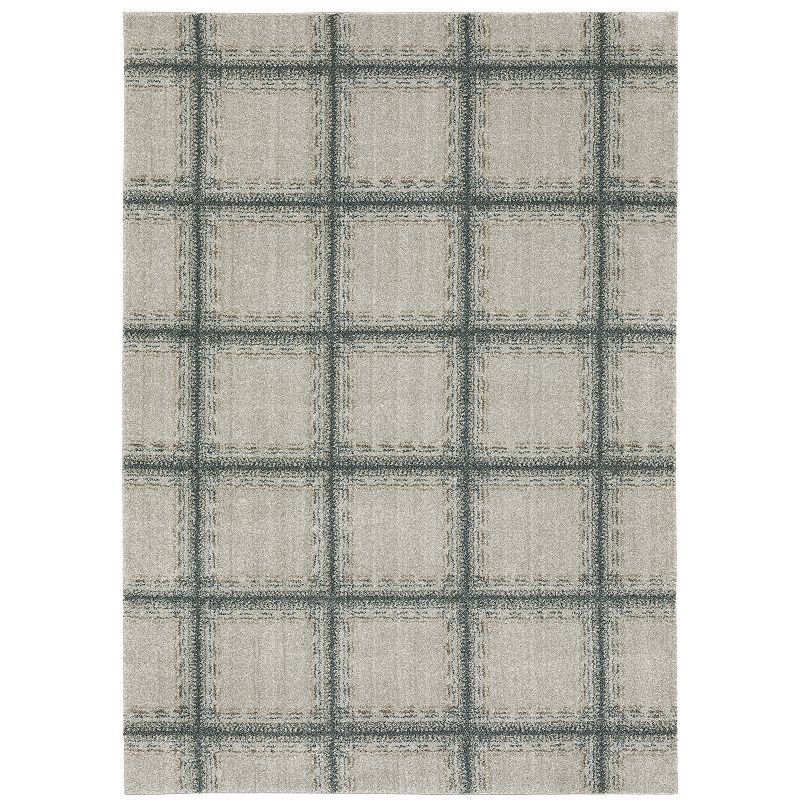 StyleHaven Archer Casual Geometric Area Rug, Grey, 8X11 Ft